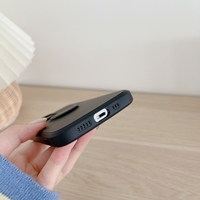 Husa protectie Flippy compatibila cu Huawei P40 Lite Liquid Silicone Ring cu suport rotativ Negru