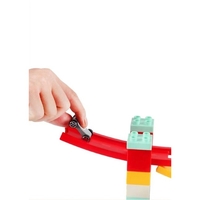 Set piese pentru constructie, Flippy, Rampa auto, 30 piese, Masinute incluse