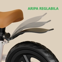 Bicicleta de Echilibru, Pentru Copii, Flippy, Fara Pedale, Cu Doua Roti, 2-6 Ani, Inaltime Reglabila, 82 x 55 x 45 cm, Alb