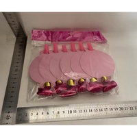 Set 6 Suflatori Happy Birthday, Flippy, pentru Petrecere, Roz