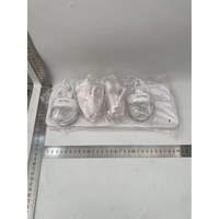 Suport pentru Baie, Flippy, Montare pe Perete, Model Pisicute, ABS, Adeziv, Raft pentru Depozitare, 33.4x17.7 cm, Alb