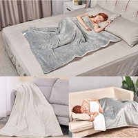 Patura Cu Incalzire Electrica, Flippy, 135 W, 180x130 cm, 6 Trepte De Incalzire, Flanel, Gri