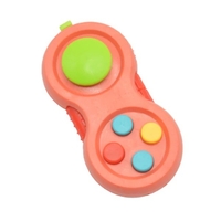 Jucarie Interactiva, Flippy, Model Fidget Pad, Antistres, +3 Ani, Functii Multiple, 5.5 x 3.5 x 11 cm, Roz