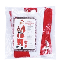 Costum Mos Craciun Flippy® Baiat, 4-6 ani, 5 piese, Polar