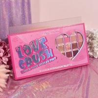 Palete de Machiaj, KEVIN & COCO, Love Crush, Fard de Pleoape, 45 culori, 30.3 x 16.5 cm