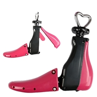 San/Calapod Pro Reglabil, Flippy, Alungire si Largire 4 Directii, Marime 40-47, Pantofi, Ghete, Adidasi, Arc, 22 x 21.5 x 7 cm, Roz / Negru