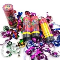 Tun de Confetti, Flippy, Party Popper 15 cm, Model Panglici din Folie, Multicolor