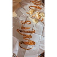 Set 12 Baloane din Folie Metalizata si din Latex, Flippy, Model Mr Mrs, Tema Nunta, Baloane Party cu Confetti, 45 cm, 30 cm, Pai inclus, Umflare cu Aer sau Heliu, Alb/Auriu