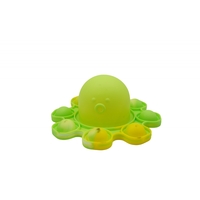 Jucarie antistres din silicon, Pop It Now and Flip It, Caracatita reversibila, 20x10 cm, Model 4, Multicolor