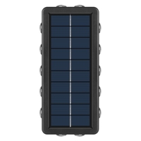 Lampa Solara, Flippy, 8+4 LED, Lumina Alba/Calda, din ABS+PC, 8 x 17.7 x 3.7 cm, Negru