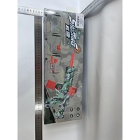 Mitraliera de jucarie electrica Flippy cu bile de hidrogen de gel, gun bluster, tragere in rafala, varsta peste 6 ani, ochelari de protectie, 5000 de bile incluse, cablu de incarcare, 27x37 cm, M416, verde