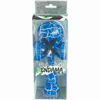 Jucarie Profesionala Kendama, Flippy, din Lemn, 18 cm, Albastru/Alb