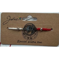 Martisor bratara zodiac, Jolie, 5x9 cm, Taur