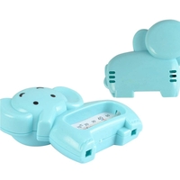 Termometru pentru Baie, Flippy, Plutitor, Rezistent la apa, Multifunctional, Model Elefant, 11.5x9x2 cm, Albastru