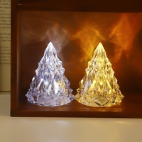 Lampa de Veghe, Flippy, Model IceBerg, cu Baterii, Lumina Rece, Transparent, 6.5x8 cm