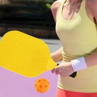 Set Joc de Ping-Pong, Flippy, 2 Palete, 1 Minge, + 6 Ani, 37.5 x 18 x 3 cm, Galben/Verde