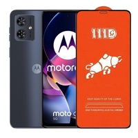 Folie Sticla Securizata pentru Motorola Moto G54 5G, Flippy, Sticla de Protectie Compatibila cu Motorola Moto G54 5G, Full Cover 111D, HD, Margini Negre, Transparenta