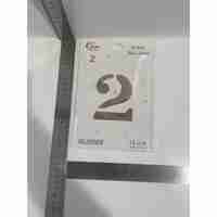 Balon din Folie Flippy, Cifra 2, 81 cm, Pentru Aer sau Heliu, Bulk, Roz Auriu