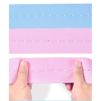 Set 2 Centuri de Monitorizare a Ritmului Cardiac Fetal, Flippy, Material Moale si Elastic, 6 x 130 cm, Albastru/Roz