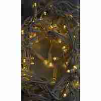 Instalatie Craciun, 200 m, Led-uri ,Franjuri, Alb cald, Flash, Alimentator, Interconectabila, Fir Alb Cauciucat, 220v, Flippy