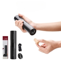 Set Tirbuson Electric din 5 piese, Flippy, Deschizator Electric, cu Baterii, Multifunctional, 23x14cm, Negru