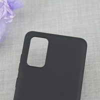 Husa protectie Flippy compatibila cu Samsung Galaxy A51 4G Liquid Silicone Case Negru
