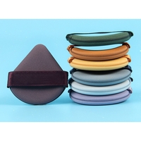 Set 7 Bureti de Machiaj  Flippy, Reutilizabili, Utilizare Umeda sau Uscata, Powder Puff, 5.5 x 5.5 x 0.9 cm, Multicolor