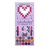 Set 4 Produse de Machiaj, KEVIN & COCO, Black-White Witch, 22 culori, 19.7 x 21.2 x 2.5 cm