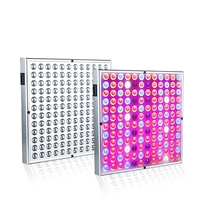 Lampa LED 45W Flippy, pentru cresterea plantelor in interior, 225 de leduri, 165 leduri rosii, 60 albastre, 30 x 30 cm, multicolor