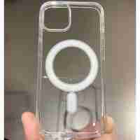 Husa MagSafe Silicone pentru iPhone 14, Flippy, Transparenta