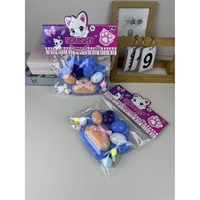 Jucarie Antistres Squishy, Flippy, cu Revenire Lenta, Squeeze Toys, Model Cat Paw, 12.5x10.5 cm, 220g, +3 Ani, din TPR, Model 7, Multicolor