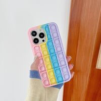 Husa de protectie Flippy Pop It compatibila cu Apple iPhone 13,Model 8,Multicolor