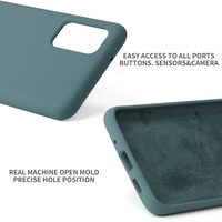 Husa protectie Flippy compatibila cu Samsung Galaxy S21 Ultra Liquid Silicone Case Verde