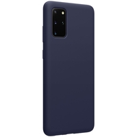 Husa protectie compatibila cu Samsung S20 Liquid Silicone Case Albastru inchis