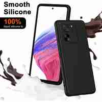 Husa de Protectie, Flippy, pentru Xiaomi Redmi 13T, Liquid Silicone, cu Microfibra pe Interior, Protectie Antisoc, Compatibil Incarcare Wireless, Negru