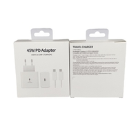 Incarcator Super Fast Charge, Flippy, Adaptor Fast Charge 45W, 5A, PD 3.0, Cablu 1m, Incarcator Fast Charge USB Type-C, Alb