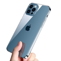 Husa de protectie pentru iPhone 14 Pro, Flippy, TPU Transparenta