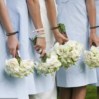 Set 11 Bratari, Flippy, pentru Petrecerea Burlacitelor, din Panza, Marime Universala, Alb/Negru