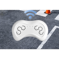 Masina Electrica pentru Copii, Flippy, Off-Road, Conectare Bluetooth, telecomanda, Tractiune Spate, Lumina Intermitenta, Baterie 12V 7Ah, 120 x 63 x 68cm, Galben