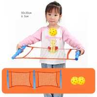 Joc Spikeball, Flippy, pentru Copii, Joc in 2, pentru Plaja, Parcuri, Interior, 2 Plase, 2 Mingi, Senzorial, Prinderea Mingii, 50x30 cm, Multicolor