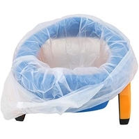 Olita Portabila 2 in 1, Flippy, Olita + Capac de Toaleta, din Plastic, Diametru 21 cm, Albastru