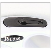 Lesa Automata Retractabila, Flippy, pentru Caini, 3m, 20 kg, ABS, Negru/Bleu, 8x12x4 cm