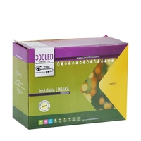 Instalatie de Craciun, Premium Flippy®, Tip Liniara, 21 m, 300 LED-uri, Interconectabila, Alb Cald