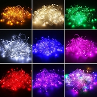 Instalatie de Craciun cu Baterii Fir Transparent  Tip Sir 5 m 50 LED -uri Mov