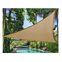 Prelata de soare/ Copertina de tip parasolar pentru terasa si gradina, Flippy, triunghiulara, 2x2x2 m, galbena