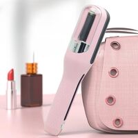 Aparat de Reparare a Varfurilor Despicate, Flippy, Netezirea Firului de Par, din ABS+PC, cu Ioni Negativi, Baterie 500 mAh, 24.8 x 5.3 x 5 cm, Roz