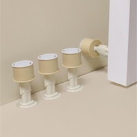 Opritor de Usa, Flippy, din Silicon, Model Magicial, cu Prindere de Perete, Anti-Coliziune, 4x 8.5 cm, Galben