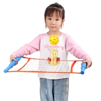 Joc Spikeball, Flippy, pentru Copii, Joc in 2, pentru Plaja, Parcuri, Interior, 2 Plase, 2 Mingi, Senzorial, Prinderea Mingii, 50x30 cm, Multicolor