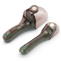 Set 2 Cupe Gradate pentru Bucatarie, Flippy, Cupe de Masurat Reglabile, Ergonomic, Confortabil, pentru Lichide si Solide, Volum ajustabil 5-30ml, 30-130ml, Culoare Albastru