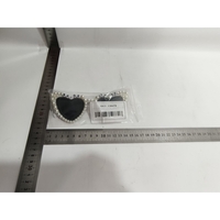 Ochelari in Forma de Inima, Flippy, pentru Petrecerea Burlacitelor, Tematica Nunta, Protectie Soare, 15.3x5.7x14.5 cm, Scris Bride to Be cu Perle, Alb